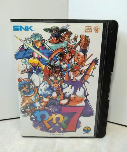 NEO GEO WAKU WAKU seven Fighting Retro Game NGH-225 software Hobby SNK 1996