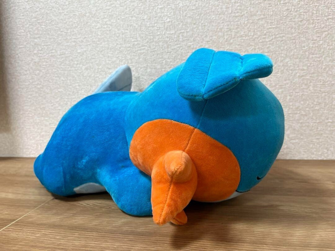 Pokemon Center Original Sleeping Mudkip Suyasuya BIG Plush Doll Stuffed Nintendo