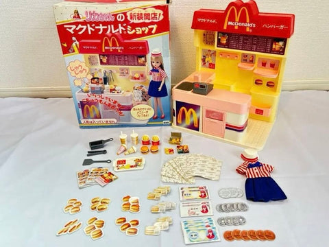 Licca-chan's McDonald's Shop Fast Food Playing shop Toy Hobby retro Takara Tomy