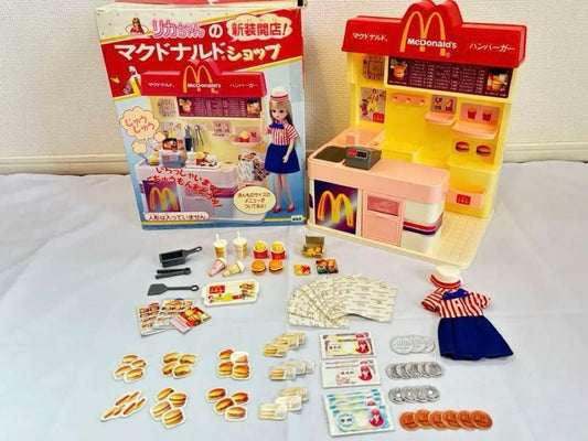Licca-chan's McDonald's Shop Fast Food Playing shop Toy Hobby retro Takara Tomy