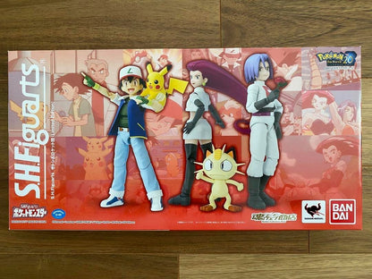 S.H.Figuarts Satoshi &amp; Team Rocket soul web store Limited Pokemon Figure BANDAI