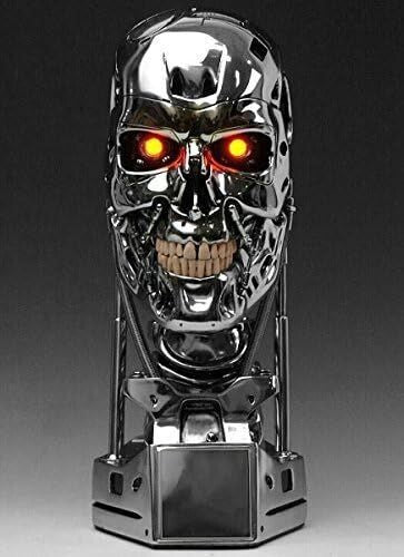 Terminator 2 T-800 Endoskull lebensgroße Kopfstatue Maßstab 1/1 Ver. 2.0...