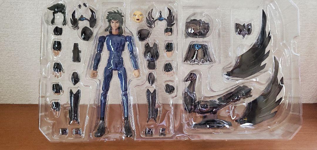 Saint Seiya Myth Cloth Black Swan &amp; Black Dragon Action Figure Animation Bandai - photo 7