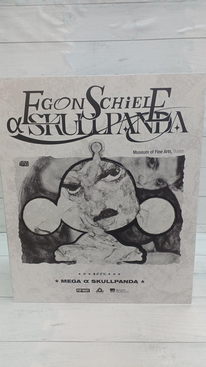 POP MART MEGA α SKULLPANDA 400% Egon Schiele collaboration Action Figures Toy - photo 5