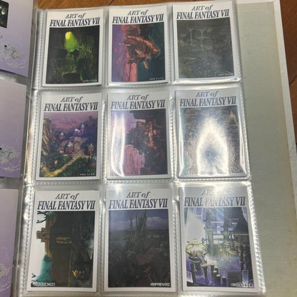 Final Fantasy VII Carddass Masters Complete Set of 140 Cards with Binder Bandai