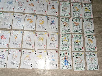 Pokemon Playing Cards Deck Poker Red Green set Charizard Venusaur Nintendo 1996 - photo 18