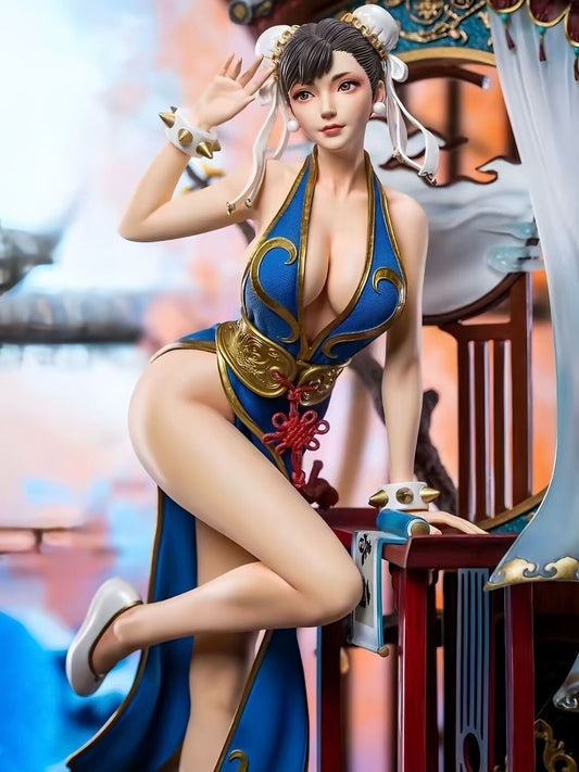 Figurine Street Fighter Chun-Li échelle 1/4 CAPCOM jeu de combat Beautiful Gi...
