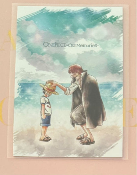 ONE PIECE Wafers Card Our Memories Luffy Shanks 1st Edition Collectible Bandai