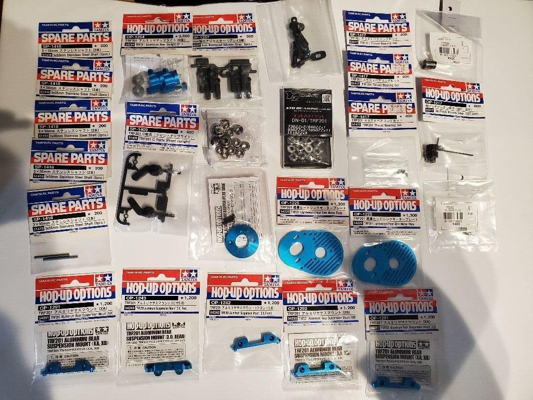 1/10 SCALE R/C 2WD HIGH PERFORMANCE OFF ROAD RACER TRF201 CHASSIS KIT TAMIYA
