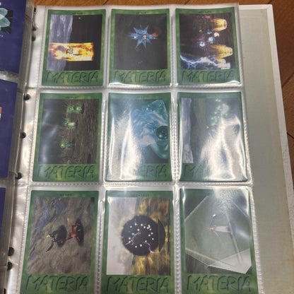 Final Fantasy VII Carddass Masters Complete Set of 140 Cards with Binder Bandai