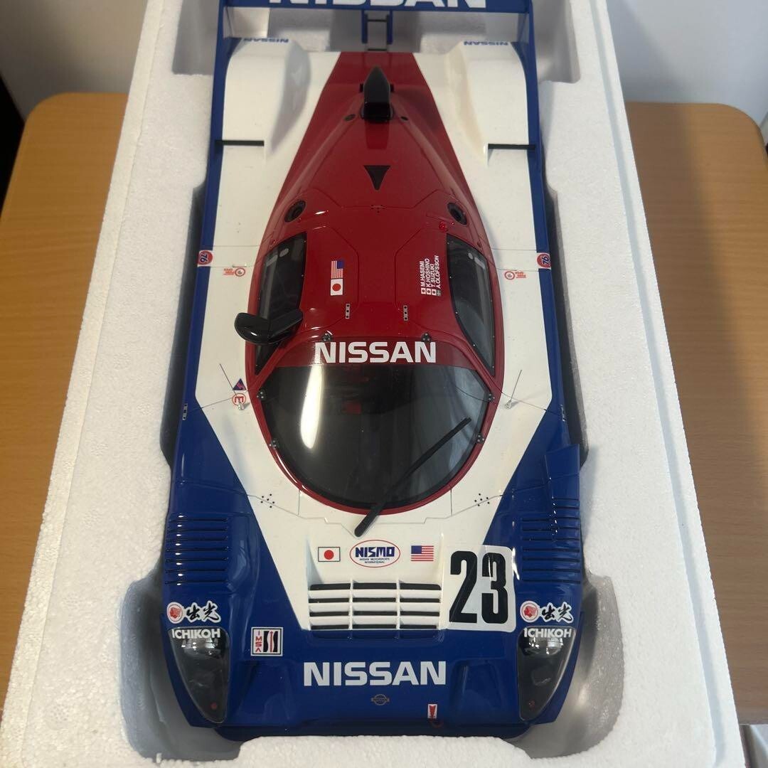 1/12 Scale Nissan R91CP 23 Blue White Red KSR08666A Resin Car Original Kyosho