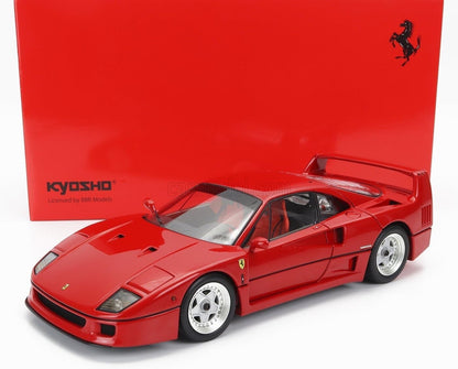 Original 1/18 Ferrari F40 KS08416R Miniature Super Car Toy Hobby 2023 Kyosho