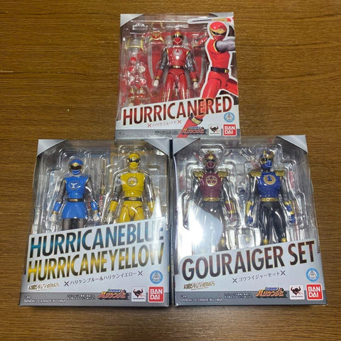 Nimpu Sentai Hurricaneger DX S.H. Figuarts Full set Acton Figure 2013 BANDAI