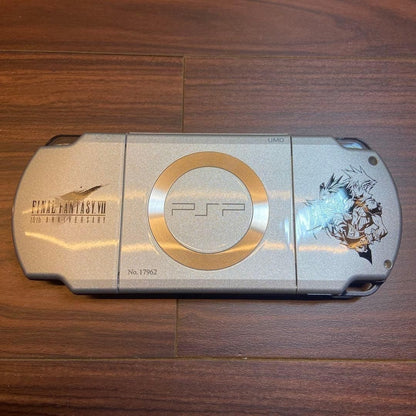 PSP 2000 Final Fantasy 7 Crisis Core Limited Edition 10th Model Silver Console