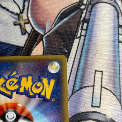 Carta Pokemon Grunt Pretend Pikachu 014 SM-P Promo Holo 2016 Modello Sole e Luna