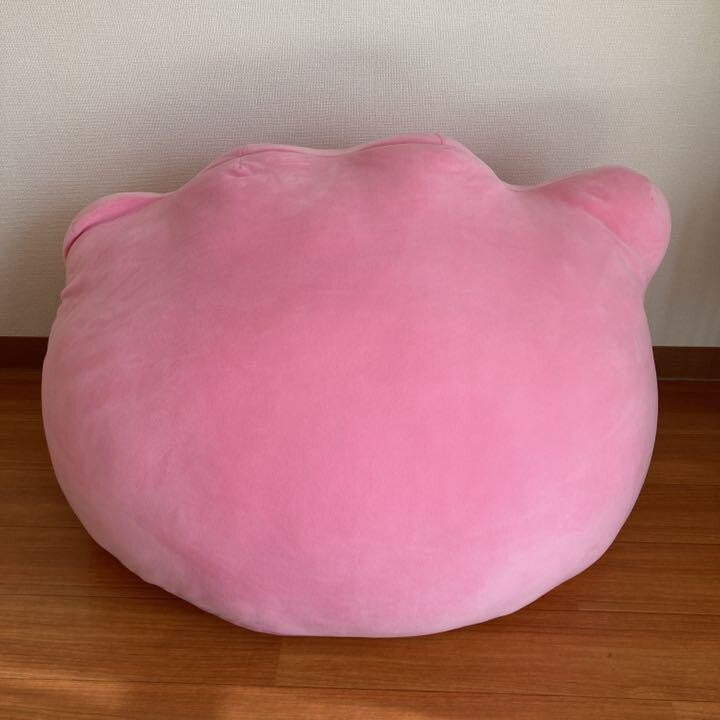 Pokemon Center Original Metamon Ditto Super Big Chewy Mothiri Plush Doll Cushion
