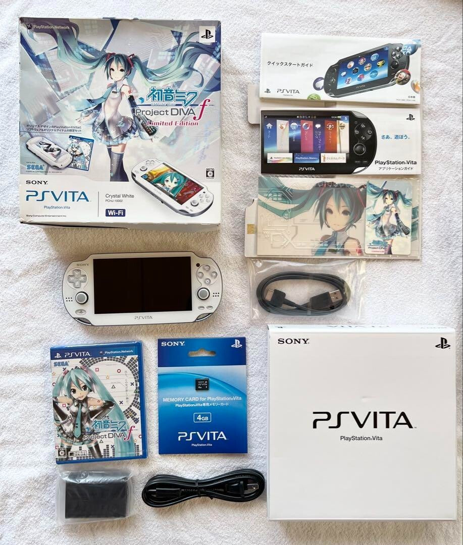 PlayStation Vita Hatsune Miku Limited Edition Wi-Fi PCHJ 10002 Project DIVA 2012