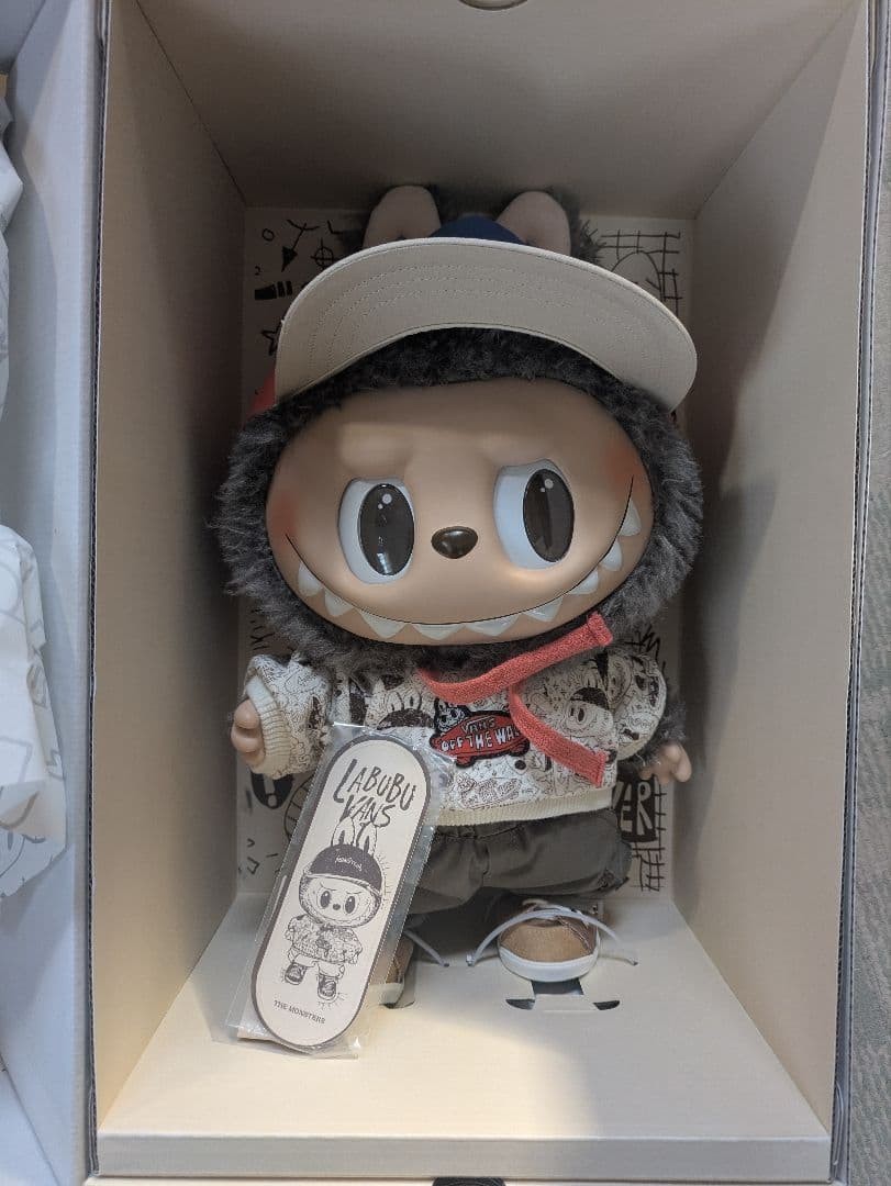 The Monster LABUBU VANS Oldskool Vinyl Plush Doll POPMART 2023 Hobby Toy Limited
