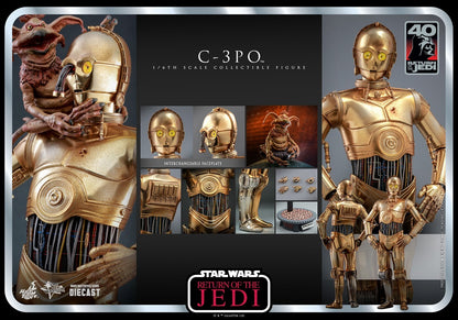 STAR WARS VI : RETURN OF THE JEDI C-3PO 1/6 Action Figure Hobby 2024 Hot Toys