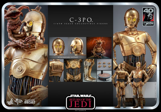 STAR WARS VI : RETURN OF THE JEDI C-3PO 1/6 Action Figure Hobby 2024 Hot Toys