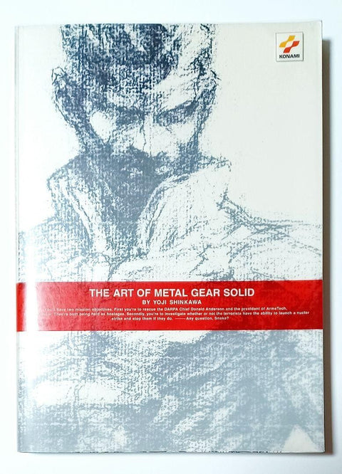 THE ART OF METAL GEAR SOLID Yoji Shinkawa Art book illustration 1999 KONAMI