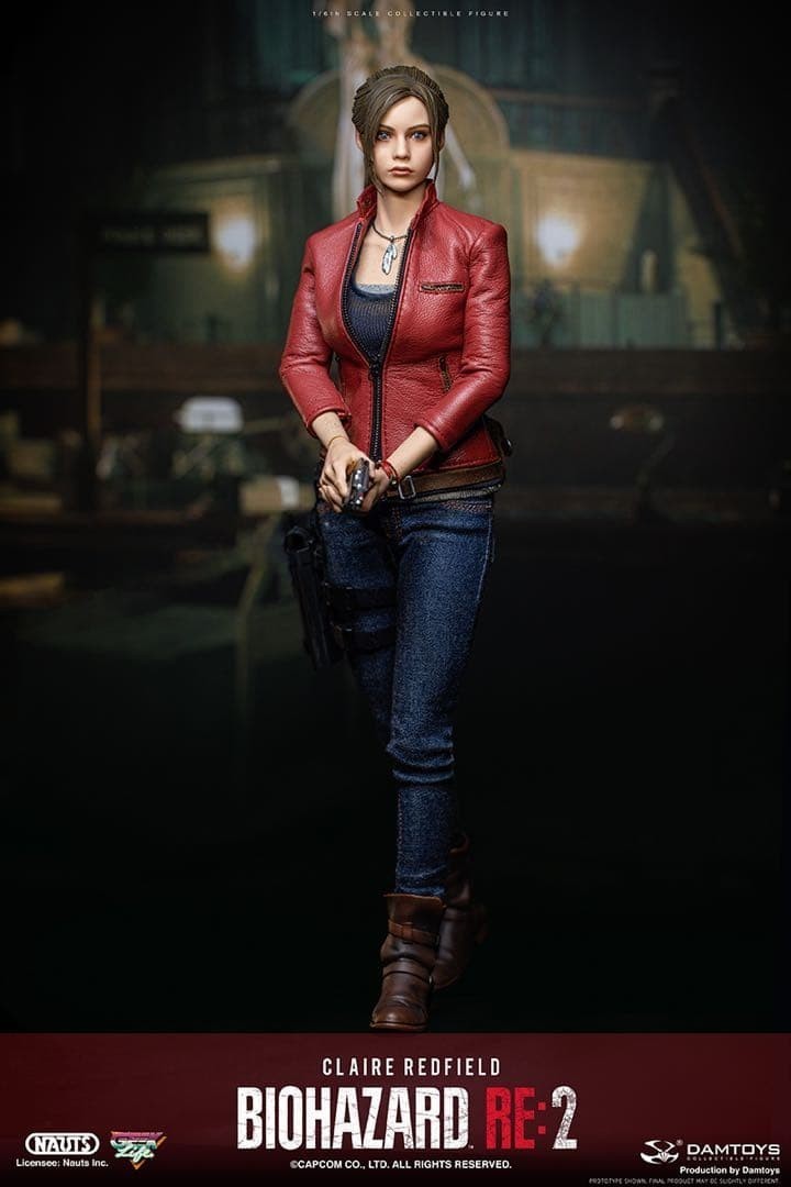Resident Evil RE:2 Claire Redfield Note DAMTOYS 1/6 Action Figure da collezione - photo 8