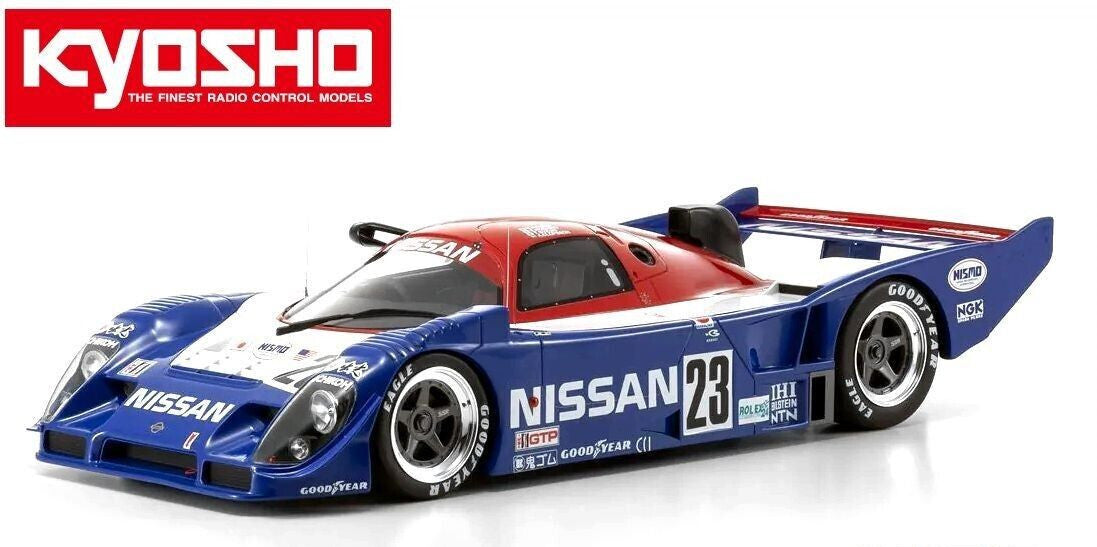 1/12 Scale Nissan R91CP 23 Blue White Red KSR08666A Resin Car Original Kyosho