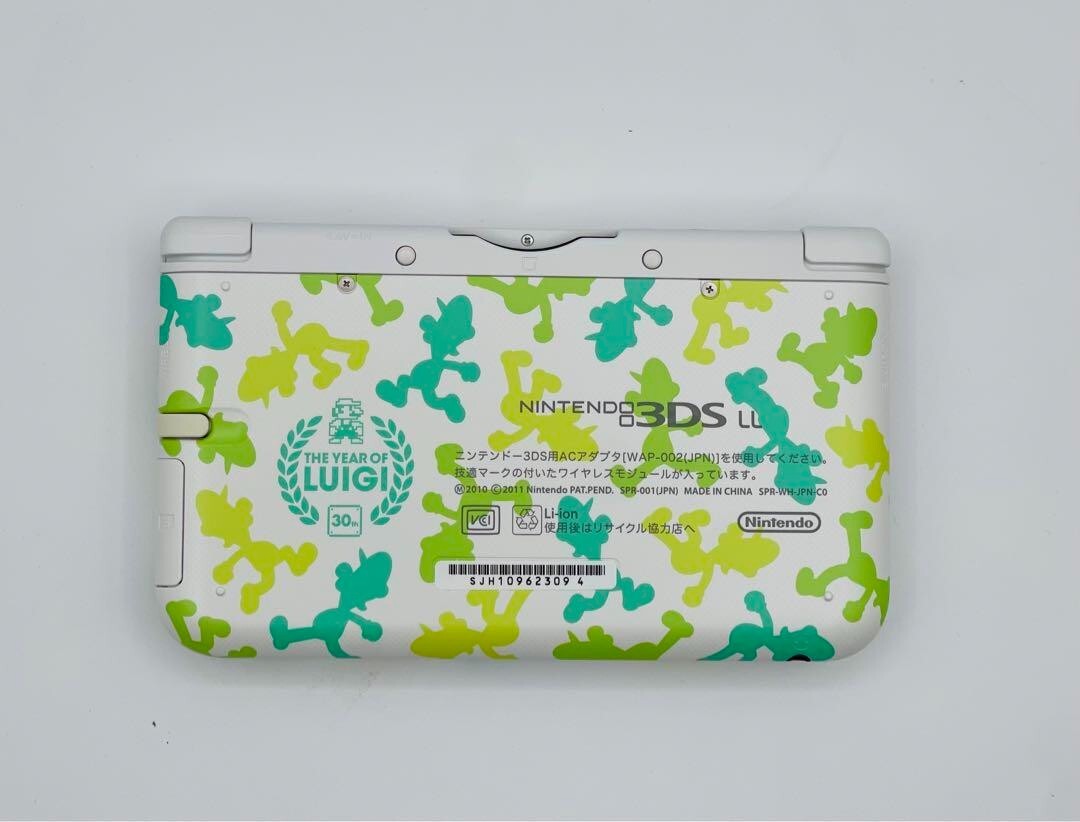 Nintendo 3DS LL Luigi 30th Anniversary Model Limited Edition Mario Brothers