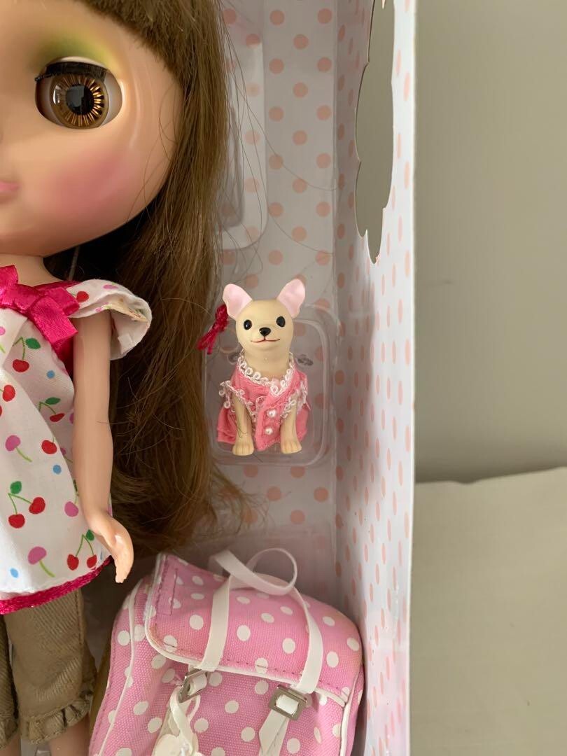 Neo Blythe Doll My Best Friend Chihuahua Dog Carrier Bag 2007 Toy Takara Tomy