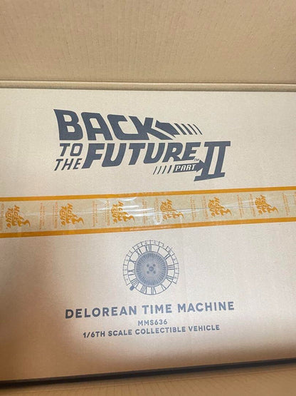 Back To The Future II DeLorean MMS636 Time Machine Figure Hobby Hot Toys 2023