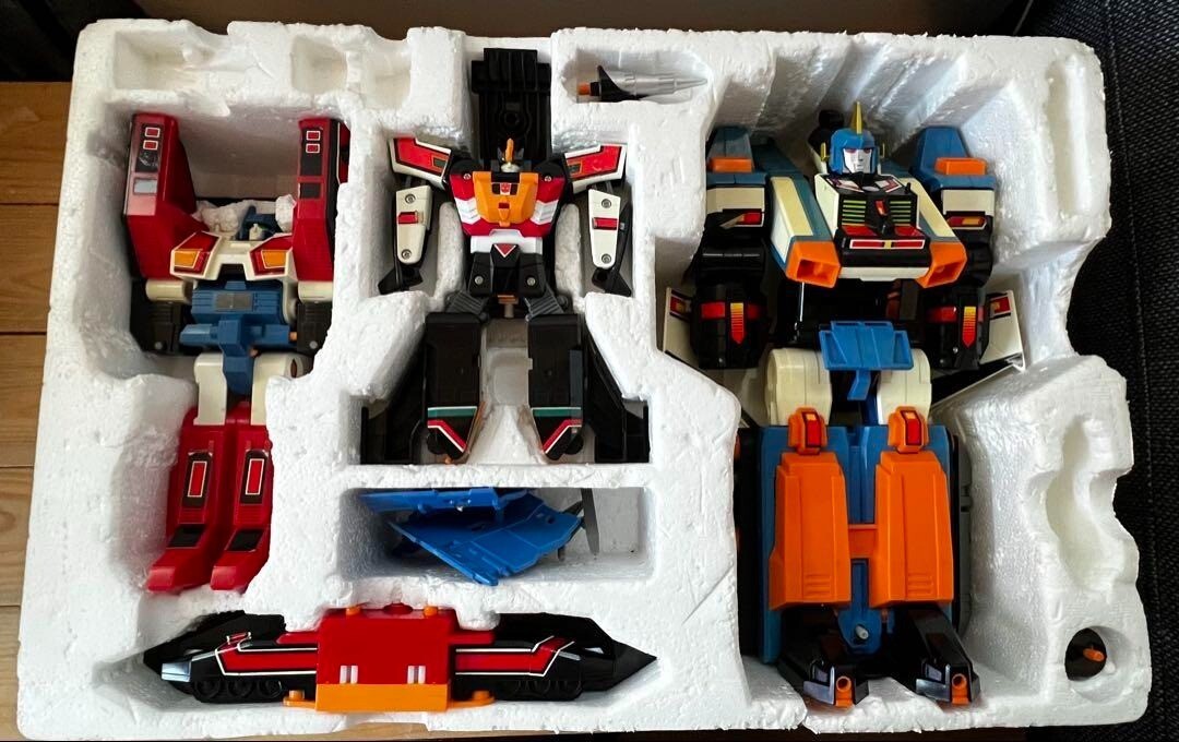 Transformers G1 Big Powered C-353 Action Figure Set 3 Machines Collection Takara