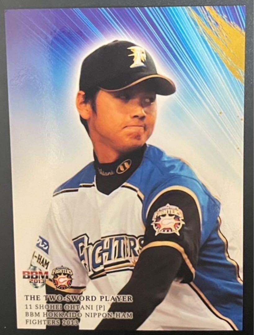 Shohei Ohtani BBM RC F90 Two Sword Player Card Nippon Ham Fighters 2013 Model