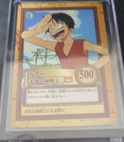One Piece Carddass Monkey D. Luffy Hyper Battle Pack vol.1 C01 Bandai 1999 Hobby - photo 5