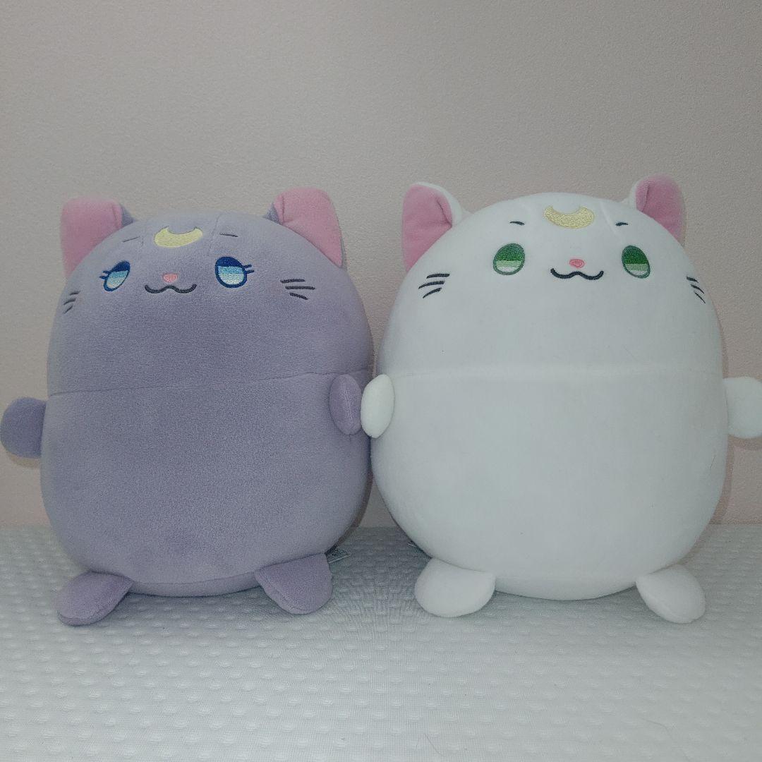 Sailor Moon Eternal Luna Artemis Big Marshmallow Plush Doll Full Set 2Types