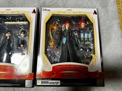 Disney Kingdom Hearts Bring Arts Xion Roxas Axel Figure 3Types Set SQUARE ENIX