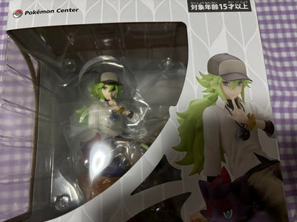 Pokemon Center Original N &amp; Zorua 1/8 Figure Black White Limited 2021 Kotobukiya