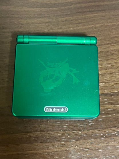 Game Boy Advance SP Rayquaza Edition Console Pokemon Emerald Nintendo Limited