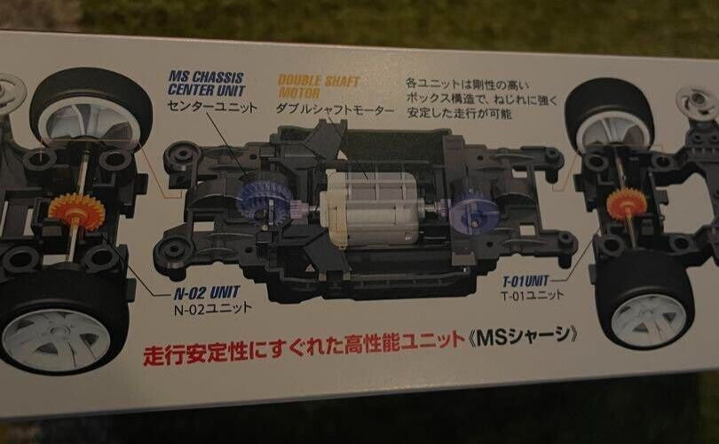 Nissin × TAMIYA Super Emperor Mini 4WD 1/32 Limited to 500 Collaboration Set