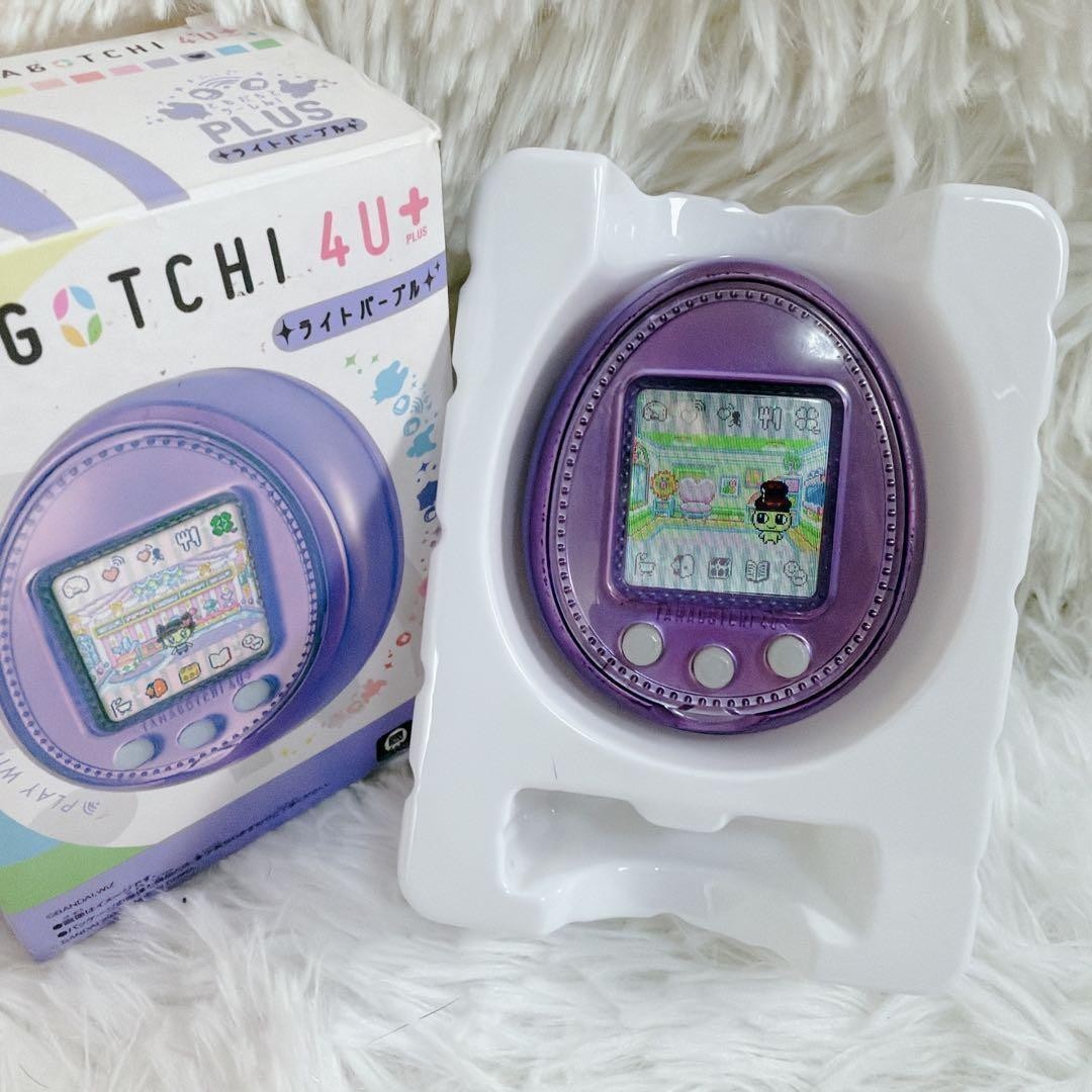 Tamagotchi 4u + Plus Version Lavender Light Purple Color 2015 Bandai Game Pet