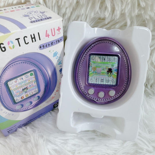 Tamagotchi 4u + Plus Version Lavender Light Purple Color 2015 Bandai Game Pet