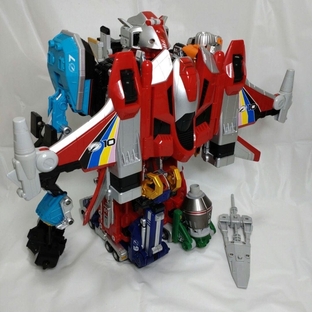 Power Rangers Gougou sentai Boukenjya DX Ultimate Daiboukenn Set Megazord Bandai - photo 3