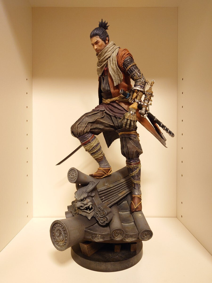 Statue peinte SEKIRO SHADOWS DIE TWO WOLF 2020 Gecco ABS PVC 15,7 pouces
