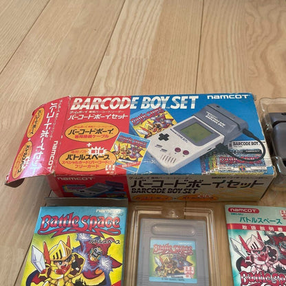 Barcode Boy Set Battle Space Game Boy consoles 1992 Bandai NAMCOT NINTENNDO