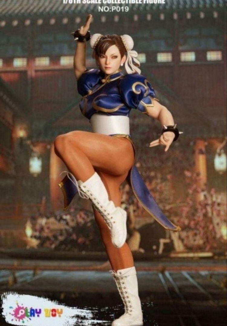 PLAY TOY 1/6 Chun-Li Fighting Goddess P019 Movable Action Figure Toy HiPlay