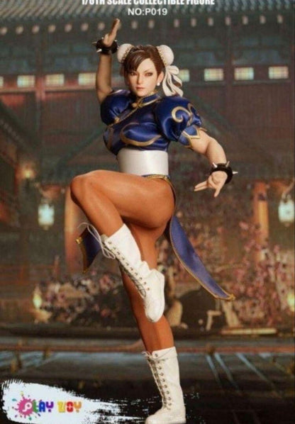 PLAY TOY 1/6 Chun-Li Fighting Goddess P019 Movable Action Figure Toy HiPlay