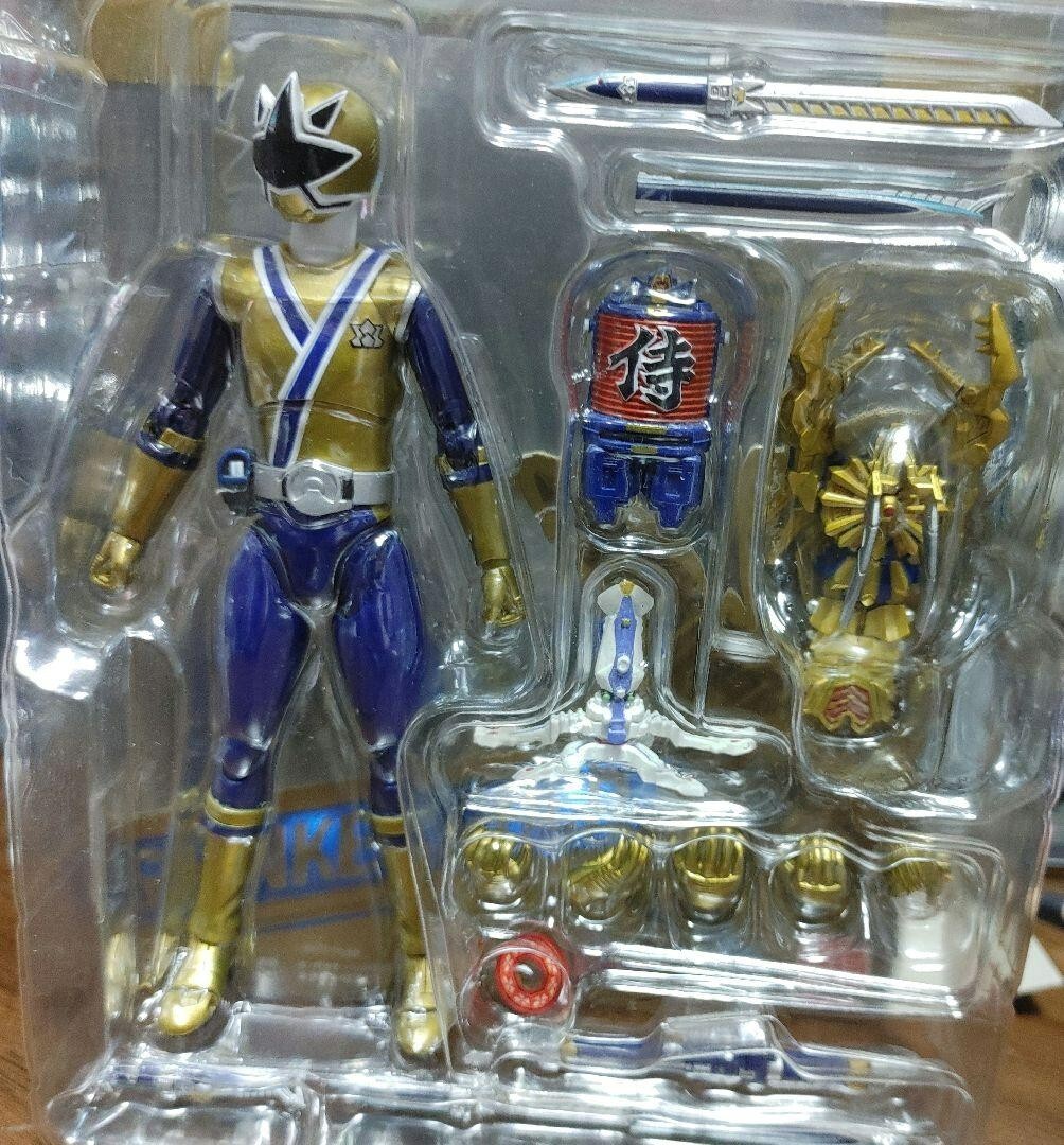 Power Rangers Samurai Sentai Shinkenger Shinken Gold S.H.Figuarts Figure Bandai - photo 3