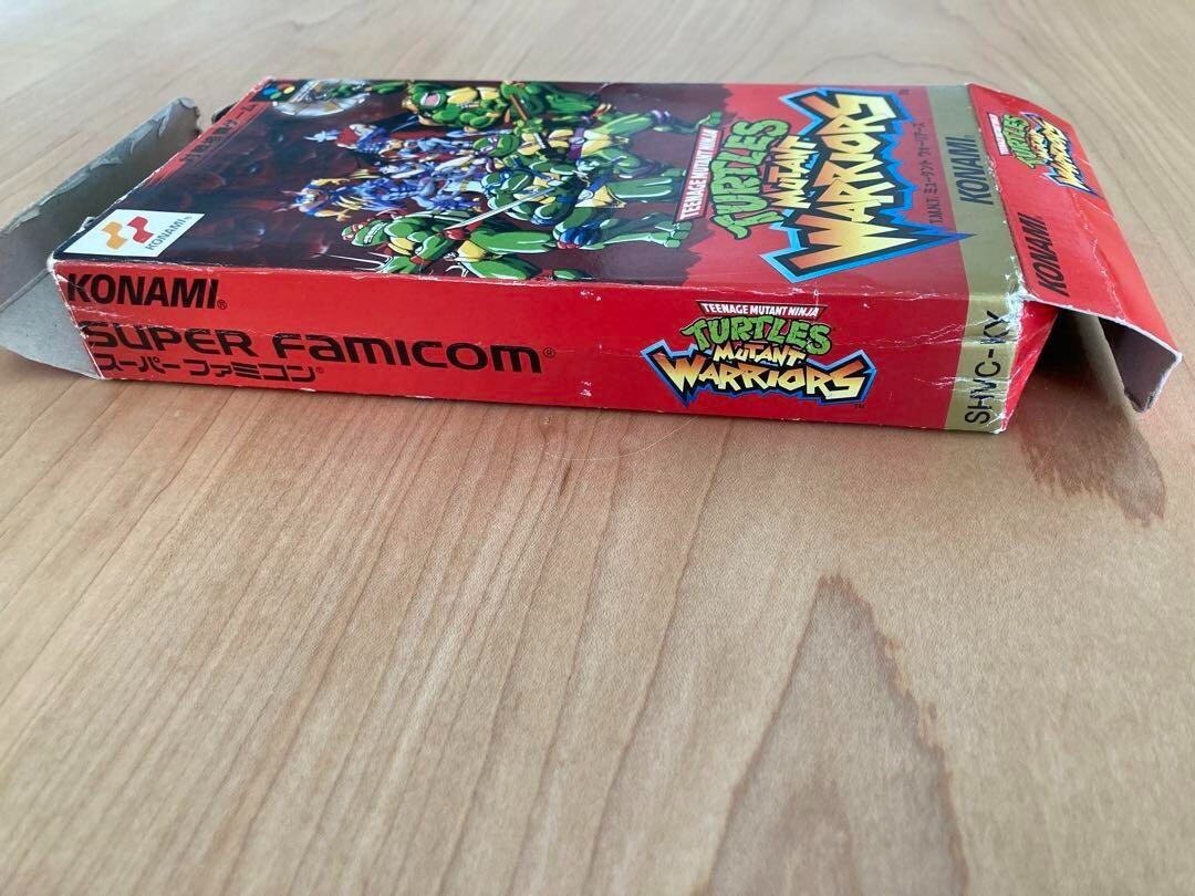 Teenage Mutant Ninja Turtles Tournament Fighters Super Famicom 1993 Game Konami