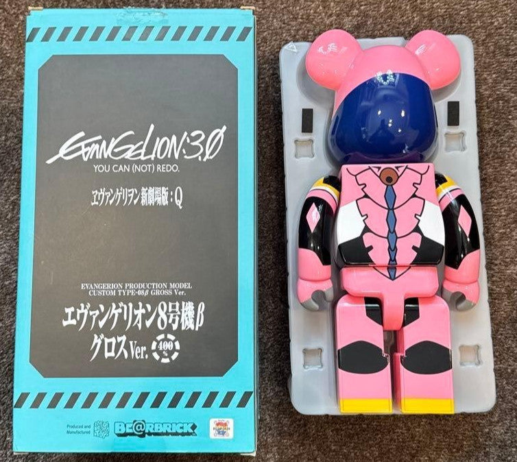 BE@RBRICK Evangelion Unit-08 β Gloss Ver. 400% MEDICOM TOY Action figures 2022 - photo 4