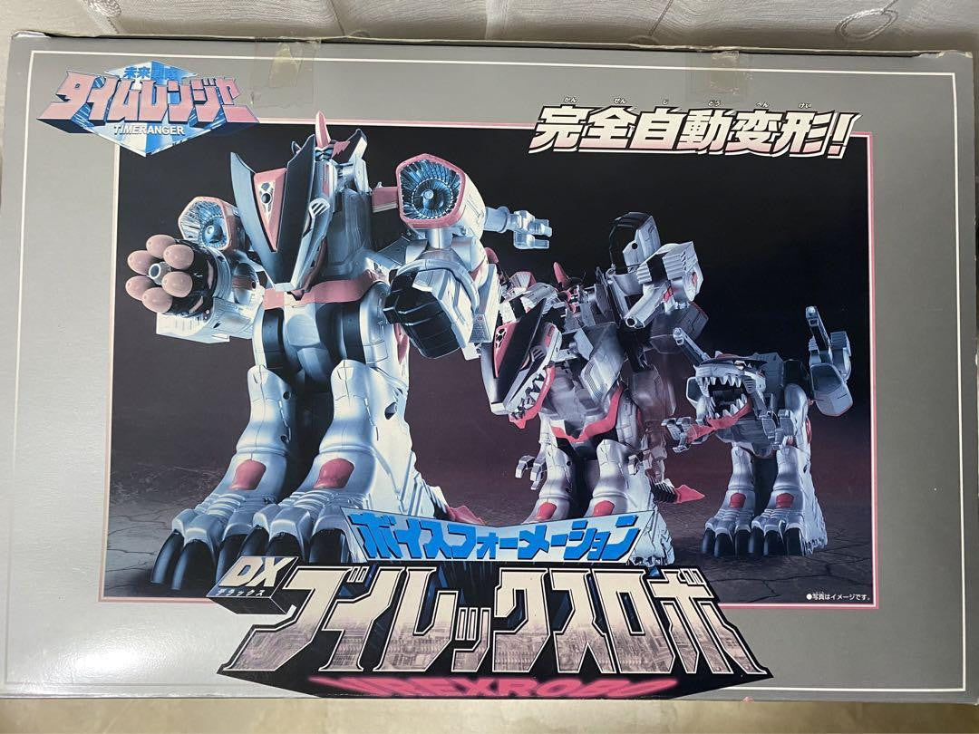 Mirai Sentai Time Ranger Time force DX V Rex Megazord Transform Figure BANDAI