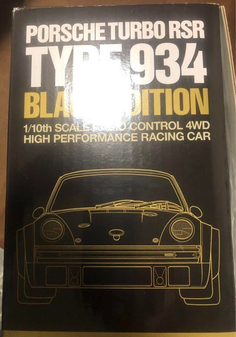 1/10 PORSCHE TURBO RSR TYPE 934 Black Edition Radio Controlled 2018 Toy Tamiya